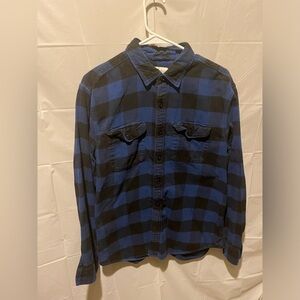 Navy/Black American Eagle Super Soft Flannel